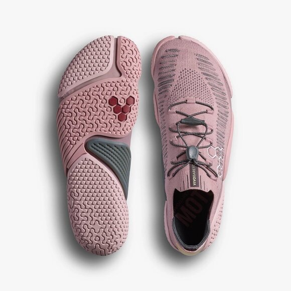 Vivobarefoot Motus Flex Womens in Wood Rose - Picture 2 of 8